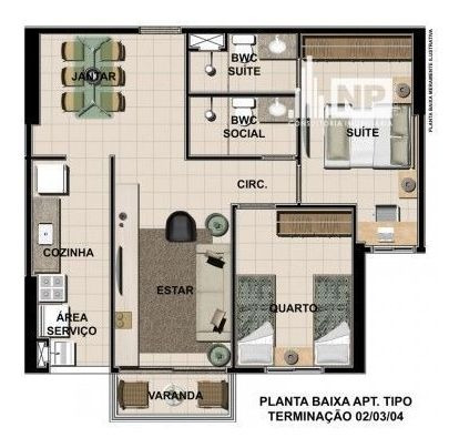 Imagem 13 de 14 de Apartamento Padrão À Venda Em Recife/pe - Gb15