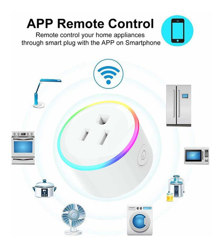 Wifi Smart Plug Mini Smart Outlet Funciona Con A Y Ho...