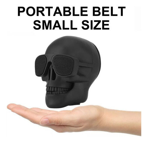A Altavoz De Radio Portátil Creative Skull