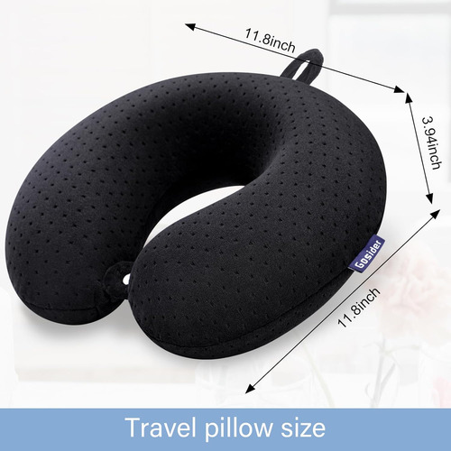 Almohada De Viaje Memory Foam U Shape Soporte Para Cuello Mo