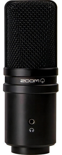 Microfone Para Podcast Youtube Streamers Zoom Zum-2 Usb Cor Preto