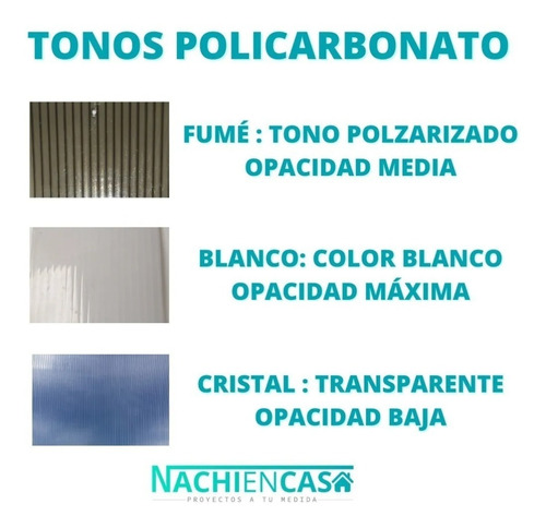 Imagen 5 de 9 de Alero Con Cenefa 150x70 Techos Protectores De Puertas