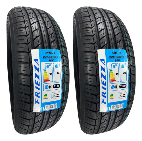 Kit 02 Pneus 225/55r18 98v Friezza Ms01 Aro 18