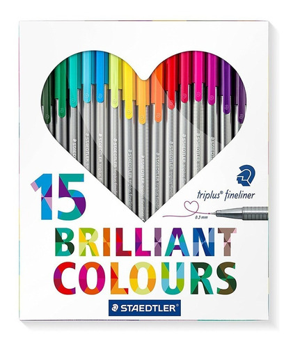 Rotuladores Staedtler Triplus® Fineliner 15 Colores 