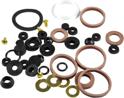 Danco 80817 Home Washer Assortment, 42-piece, Pack Of 1, Bla