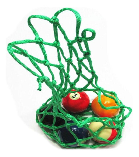 . 6 Unids De Billar Billar De Malla De Nylon Bolsas Red