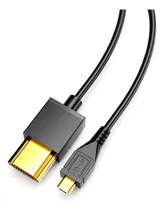 Comprar Cable Hdmi Micro Usb 1.5m 5 Pie Macho Carga Dato Convertidor