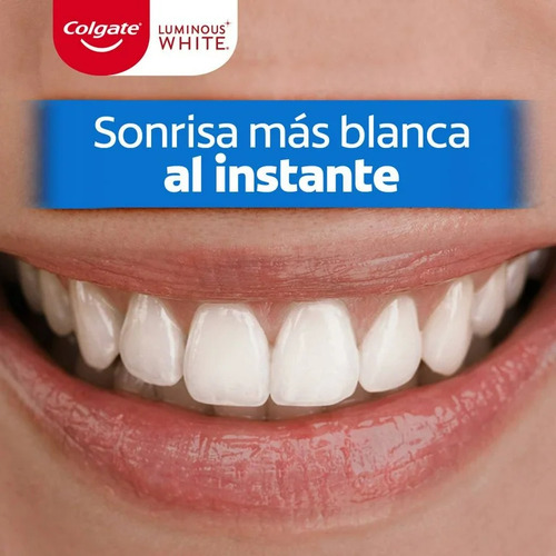 Kit 2 Pasta Dental Colgate Luminous White Instant 75 Ml C/u