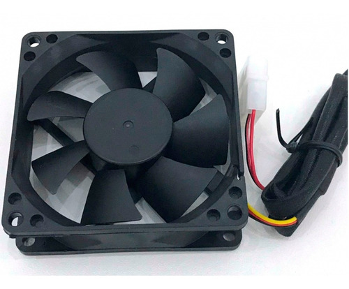 Imagem 2 de 6 de Cooler Ventoinha 80x80mm Para Bebedouros E Pcs 12v 1700 Rpm