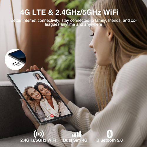 Tableta Doogee T30 Max 12.4 Pulgadas 4k, Android 14 Tablet,