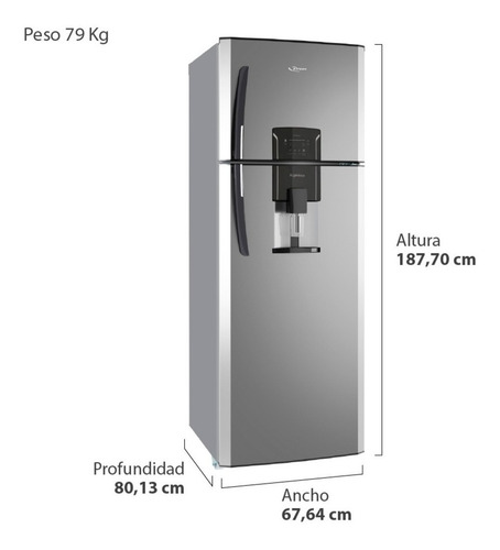 Heladera Con Freezer Auto No Frost Inverter Drean 406 L