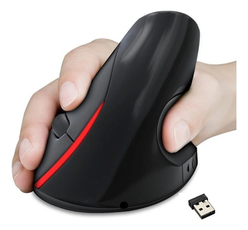 Mouse Vertical Inalámbrico Ergonómico Carga Usb