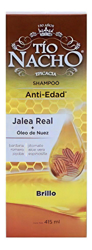  Shampoo Tio Nacho Anti-edad Jalea Real 415ml