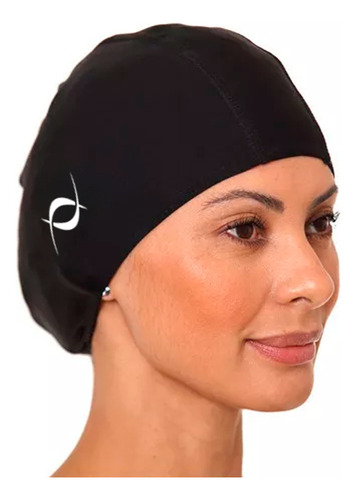 Kit Óculos Natação Touca De Tecido Sapatilha Hidroginástica Cor Touca Preto - Sapatilha Preto P