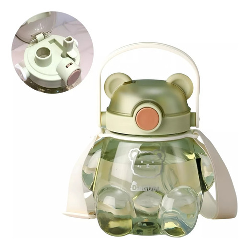 Tomatodo Portátil Oso Backpack 3d De 800ml Verde