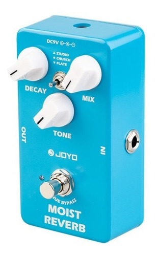 Pedal Guitarra Joyo Reverb - Moist Reverb Cor Azul