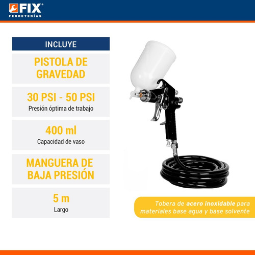 Kit Compresor de aire eléctrico portátil Pretul COMP-KIT20P3 monofásico 20L 1.5hp 127V 60Hz amarillo + manguera + pistola de gravedad