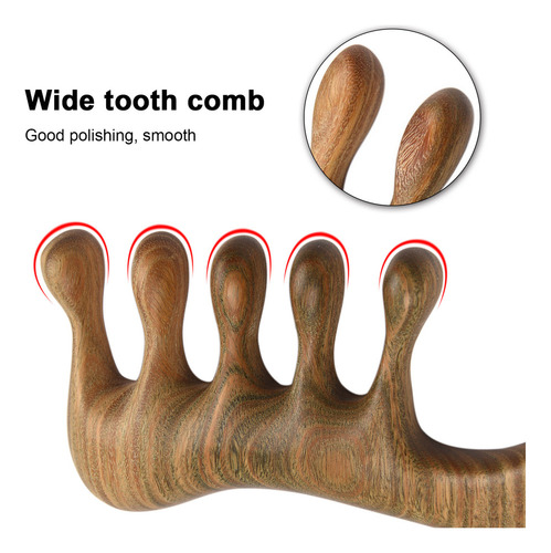 Natural Sandalwood Comb