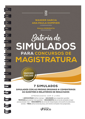 Bateria De Simulados Para Concursos De Magistratura - 1ª Ed - 2023, De André Barbieri. Editora Editora Foco, Capa Mole Em Português