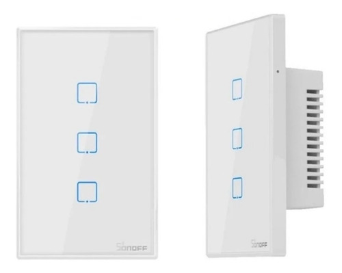 Interruptor Smart Wi-fi Sonoff 3 Botões Compatível Com Alexa