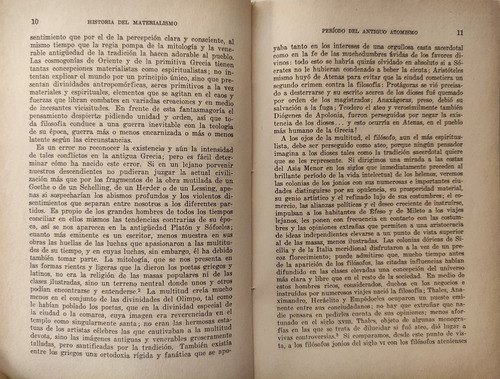 Historia Del Materialismo 1. Friedrich A Lange. Filosofía (Reacondicionado)