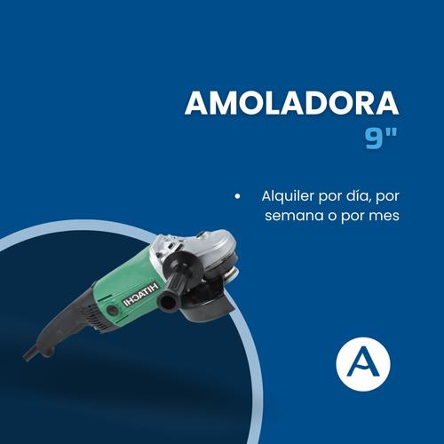 Alquiler De Amoladora Hitachi 9 