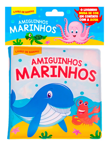 Livro De Banho Amiguinhos Marinhos On Line Editora
