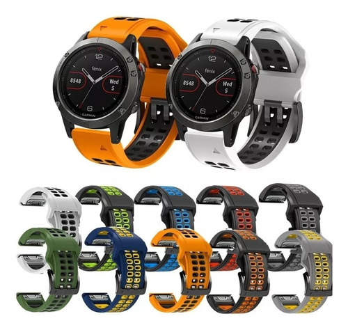 Correa Deportiva Para Garmin Fenix 5x/5x Plus/6x/6x Pro/7x