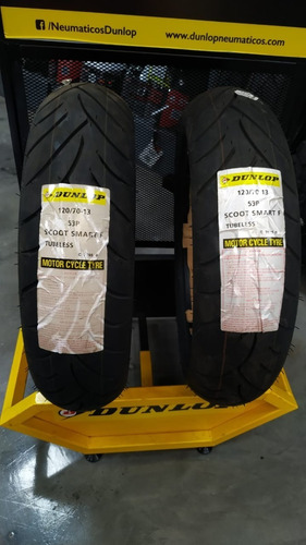 Cubierta 120-70 R13 Dunlop Scootsmart En Sauma Motos