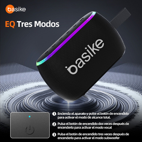 Caixa De Som 40w Portatil Bluetooth Tws Potente Ipx6 Com Rgb