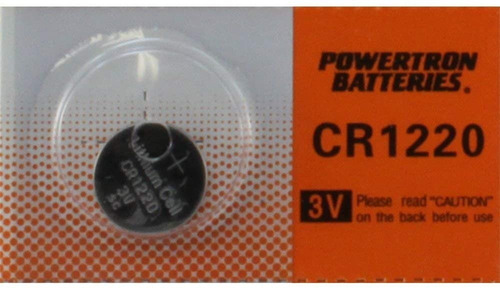 Pilas Alcalinas Cr1220 3v Powertron (5 Pilas)