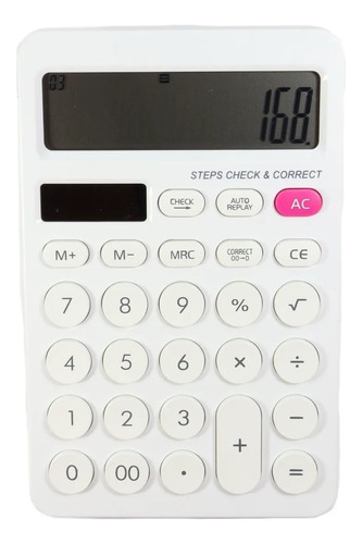 Calculadora De Pantalla Grande De 12 Dígitos Solar