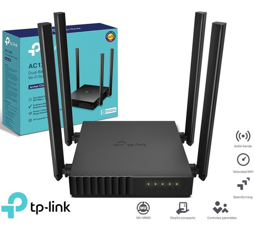 Tp Link Router Wifi Dual Band 867mbps 3en1 Archer C50 V6