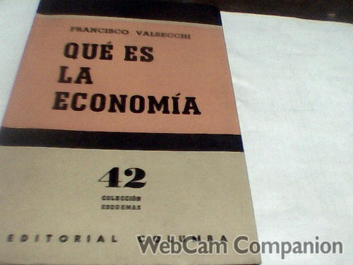 Francisco Valsecchi - Que Es La Economia C318