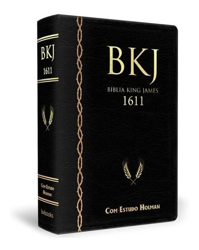 Bíblia Holman King James 1611 De Estudo - Preta Bvbooks