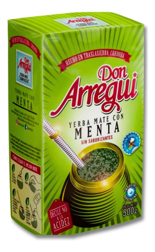 Don Arregui Yerba Mate Menta 500g