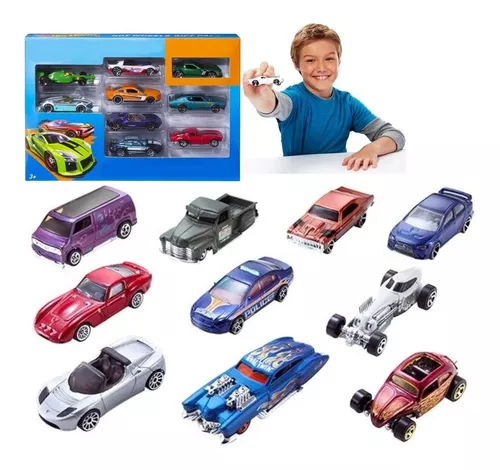 Carrinhos De Ferro Original Hot Wheels 3 Unidades S/ Repetir