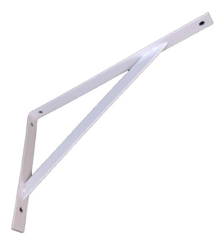 Kit 6 Suportes Prateleira Mão Francesa 20cm Reforçada Cor Branco