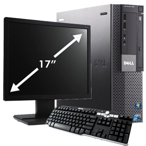 Computador Dell Optiplex 980 Core I5 Monitor 17 Tec/mou 500g