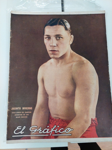 Rev El Grafico N° 809 12/1/35 Jacinto Invierno Boxeo (Usado)
