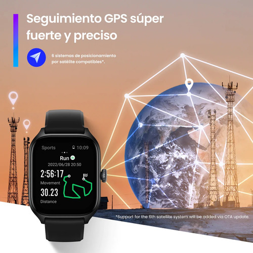 Reloj Inteligente Smartwatch Amazfit Gts 4 iPhone Android