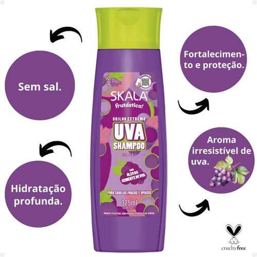 Shampoo Skala Uva 325ml