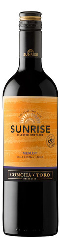 Pack De 6 Vino Tinto Sunrise Mertlot 750 Ml