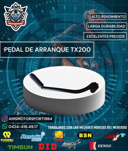 Pedal De Arranque Tx200