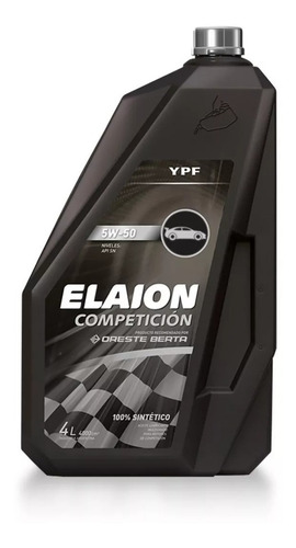 Aceite Ypf Elaion Competición 5w50 X 4 Lts
