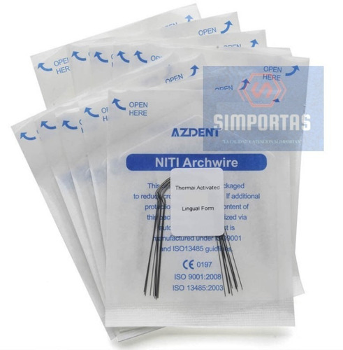 Arcos Niti Super Elástico Ortodoncia Linguales Santiago