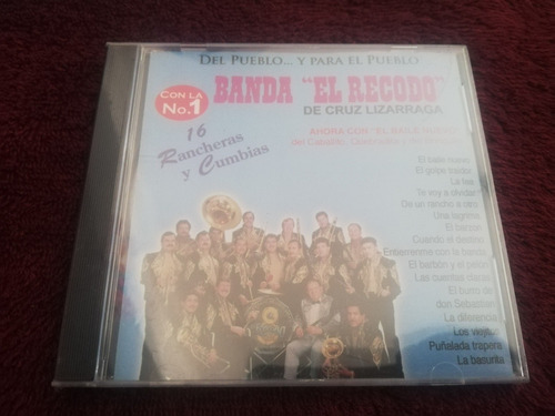 Banda El Recodo De Cruz Lizarraga 16 Rancheras Y Cumbias Cd