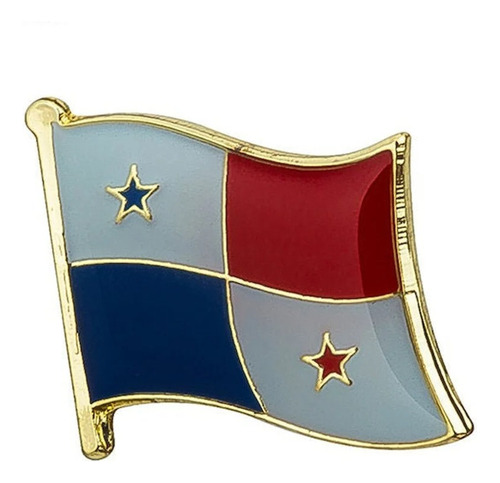 Pin Metalico Broche Bandera Panama Pasaporte Pais Adorno