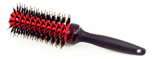 Set Cepillos Profesional Para Cabello De Cerda Mixta Sensei Rojo