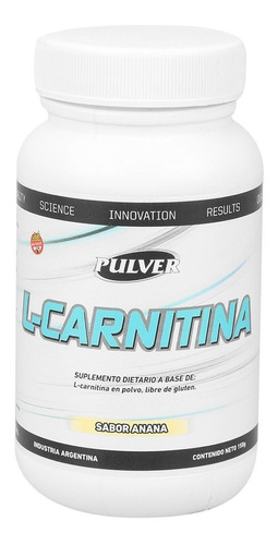 L-carnitina 150 Gr Pulver Carnitina Quemador De Grasa